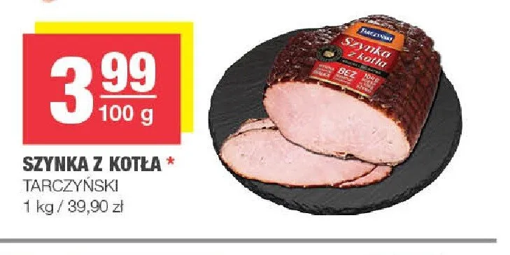 Szynka z kotła Tarczyński promocja w SPAR