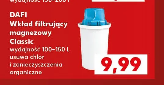 Wkład filtrujący magnezowy Classic Dafi promocja w Kaufland