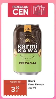 Piwo bezalkoholowe Karmi Kawa Pistacja promocja w Dino
