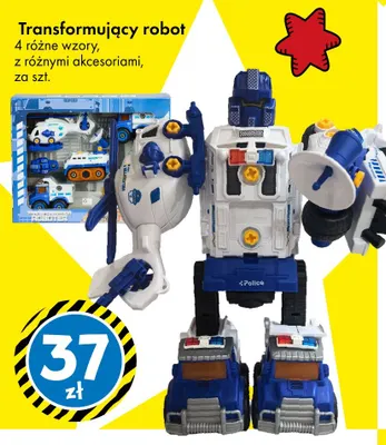 Transformujący robot promocja w Tedi