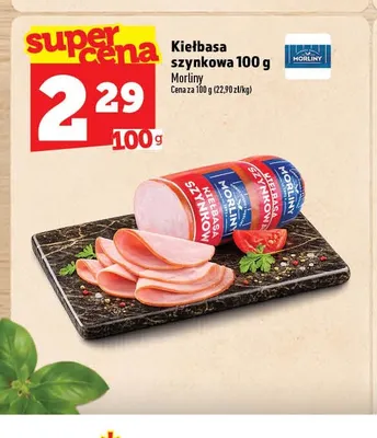 Kiełbasa szynkowa Morliny promocja w TOPAZ