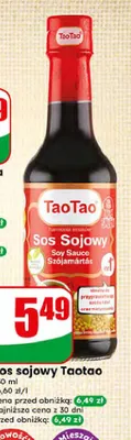 Sos sojowy TaoTao promocja w Dino