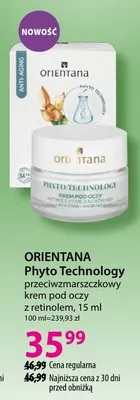 Krem pod oczy przeciwzmarszczkowy Phyto Technology z retinolem promocja w Hebe