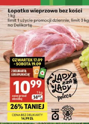 Łopatka wieprzowa Mościbrody promocja w Delikatesy Centrum