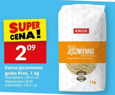 Kasza jęczmienna gruba promocja w Twój Market