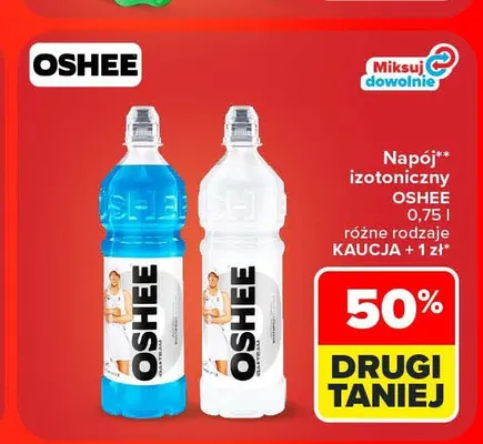 Napój izotoniczny Oshee promocja w Carrefour Market