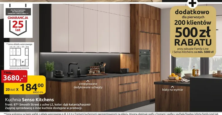 Kuchnia Senso Kitchens promocja w Black Red White