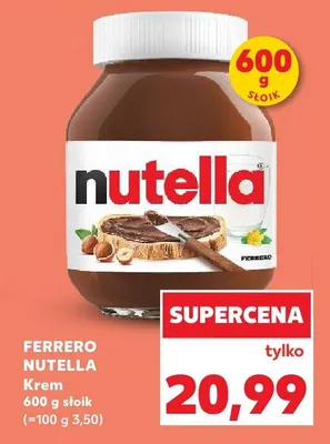 Krem Nutella Ferrero promocja w Kaufland