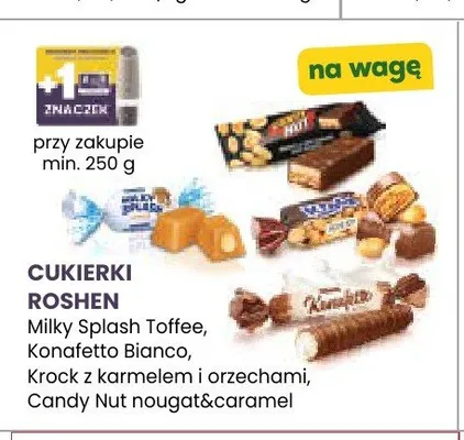 Cukierki Konafetto Bianco Roshen promocja w Stokrotka