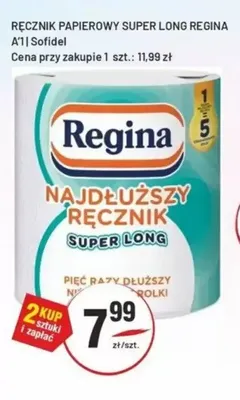Ręcznik papierowy Regina Super Long promocja w Sedal