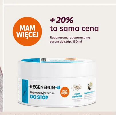 Regeneracyjne serum do stóp Regenerum promocja w Rossmann