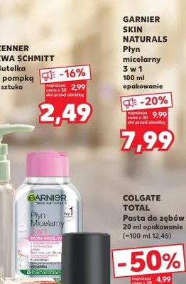Płyn micelarny Garnier Skin Naturals 3 w 1 promocja w Kaufland