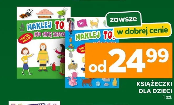 Książeczka dla dzieci Naklej to! Mój dom promocja w Stokrotka