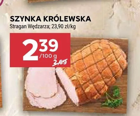 Szynka królewska Stragan Wędzarza promocja w Stokrotka
