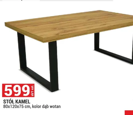 Stół Kamel promocja w Merkury Market