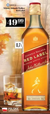 Whisky Johnnie Walker Red Label promocja w POLOmarket