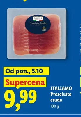Prosciutto crudo Italiamo promocja w Lidl