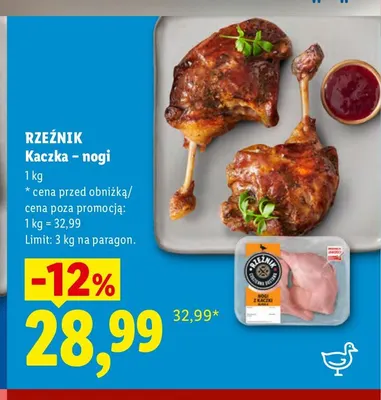 Kaczka - nogi Rzeźnik promocja w Lidl