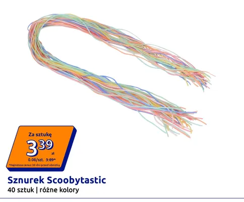Sznurek Scoobytastic promocja w Action