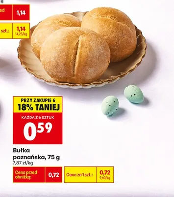 Bułka poznańska promocja w Biedronka