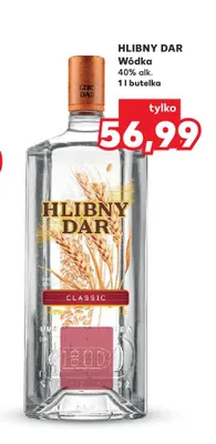Wódka Hlibny Dar 40% promocja w Kaufland