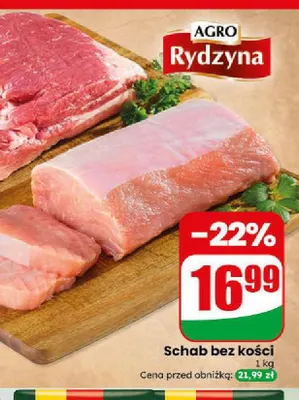 Schab bez kości Agro Rydzyna promocja w Dino