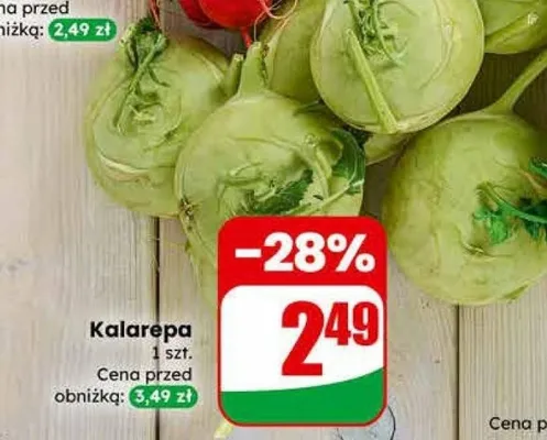 Kalarepa 1 szt. promocja w Dino