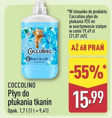 Płyn do płukania enjoy Lenor promocja w Aldi