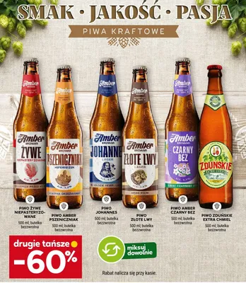 Piwo pszeniczniak promocja w Stokrotka