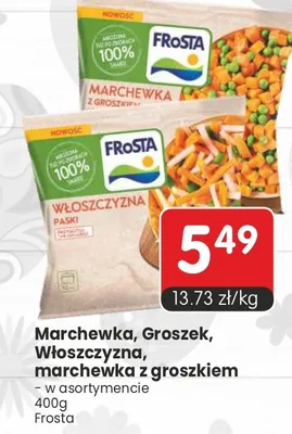 Marchewka, Groszek, Włoszczyzna, marchewka z groszkiem w asortymencie promocja w Market Point