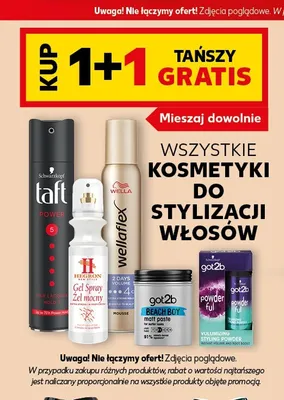 Pianka do włosów Wellaflex promocja w Kaufland