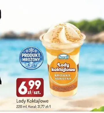 Lody Koktajlowe Krówka Kukułka promocja w Avita