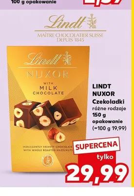 Czekoladki Lindt Nuxor promocja w Kaufland