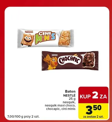 Baton Nesquik Nestlé promocja w Carrefour Market