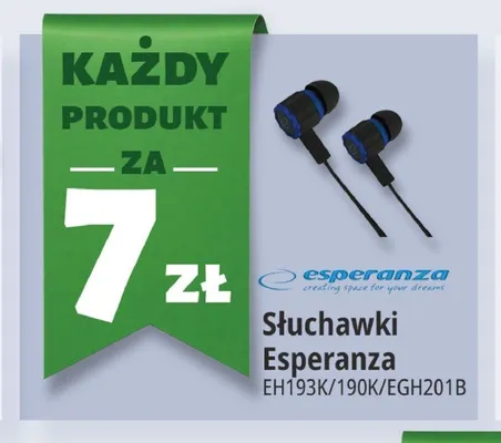 Słuchawki Esperanza EH193K promocja w Leclerc