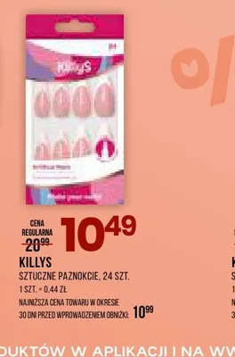 Sztuczne paznokcie Killys promocja w Drogerie Natura