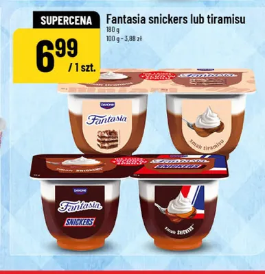 Deser Danone Fantasia Snickers promocja w POLOmarket