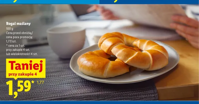 Rogal maślany promocja w Lidl