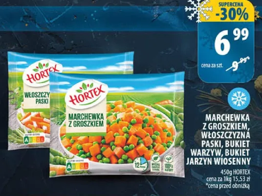 Marchewka z groszkiem, włoszczyzna po rosyjsku, bukiet warzywny, groszek, kukurydza, fasola, jak u mamy wiosenny promocja w Arhelan