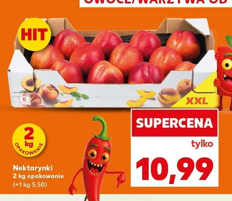 Nektarynki promocja w Kaufland