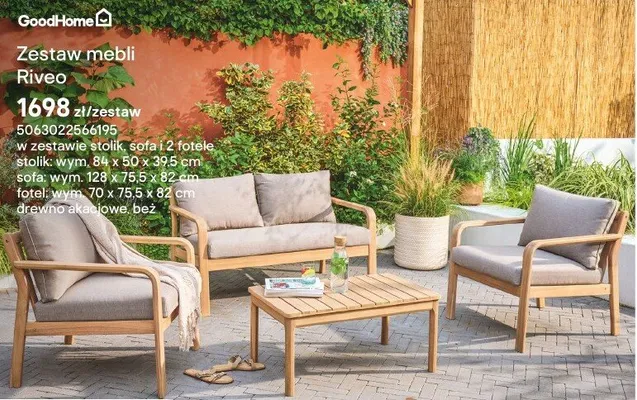 Zestaw mebli Riveo promocja w Castorama