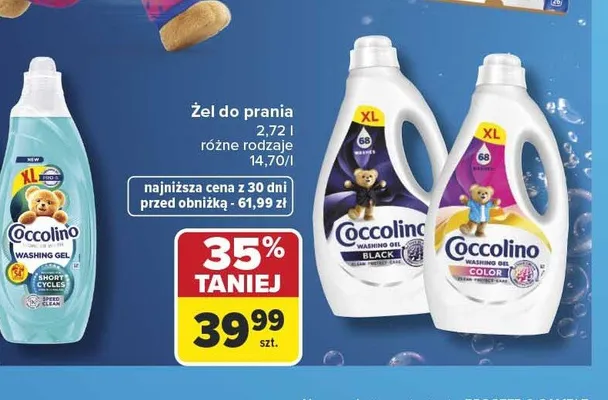 Żel do prania Coccolino promocja w Carrefour