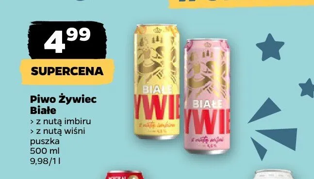 Piwo Żywiec Białe z nutą imbiru promocja w Netto