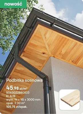 Podbitka sosnowa promocja w Castorama
