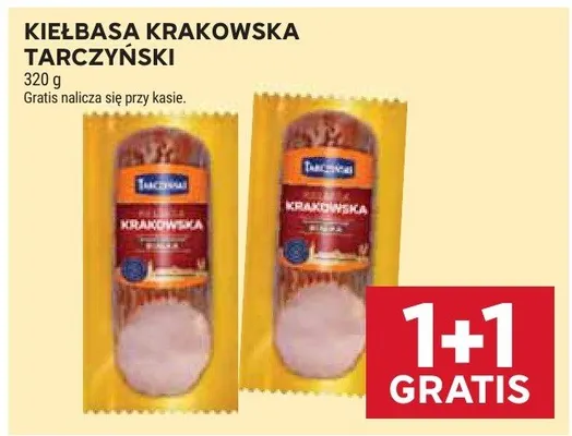 Kiełbasa krakowska tarczynski promocja w Stokrotka