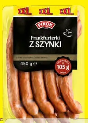Frankfurterki z szynki Pikok promocja w Lidl