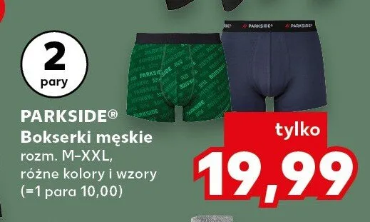 Bokserki męskie rozm. M-XXL, różne kolory i wzory promocja w Kaufland