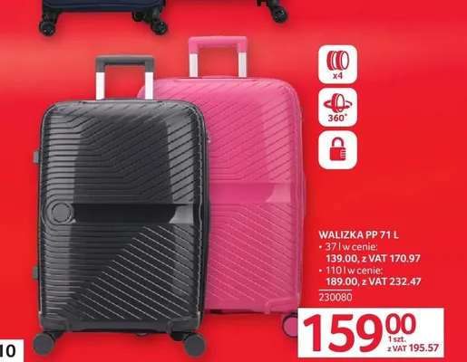 Walizka PP 37l promocja w Selgros