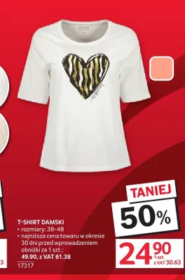 T-shirt damski Blue Seven promocja w Selgros