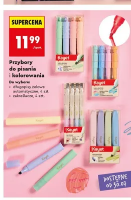 Zakreślacze Kayet promocja w Biedronka